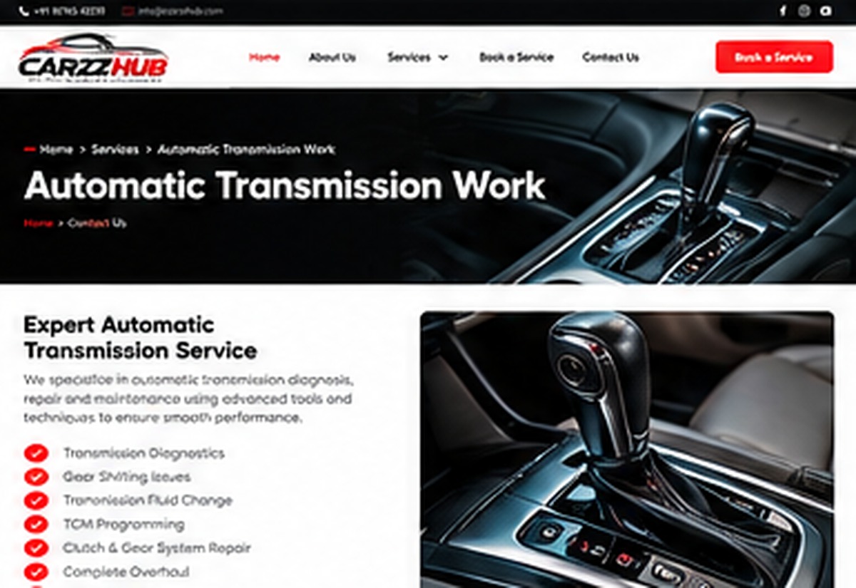 Automatic Transmission Work - CARZZ HUB